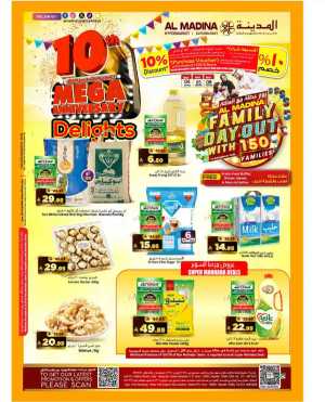 Mega 10th Anniversary Delights In Al Madina Hypermarket Riyadh