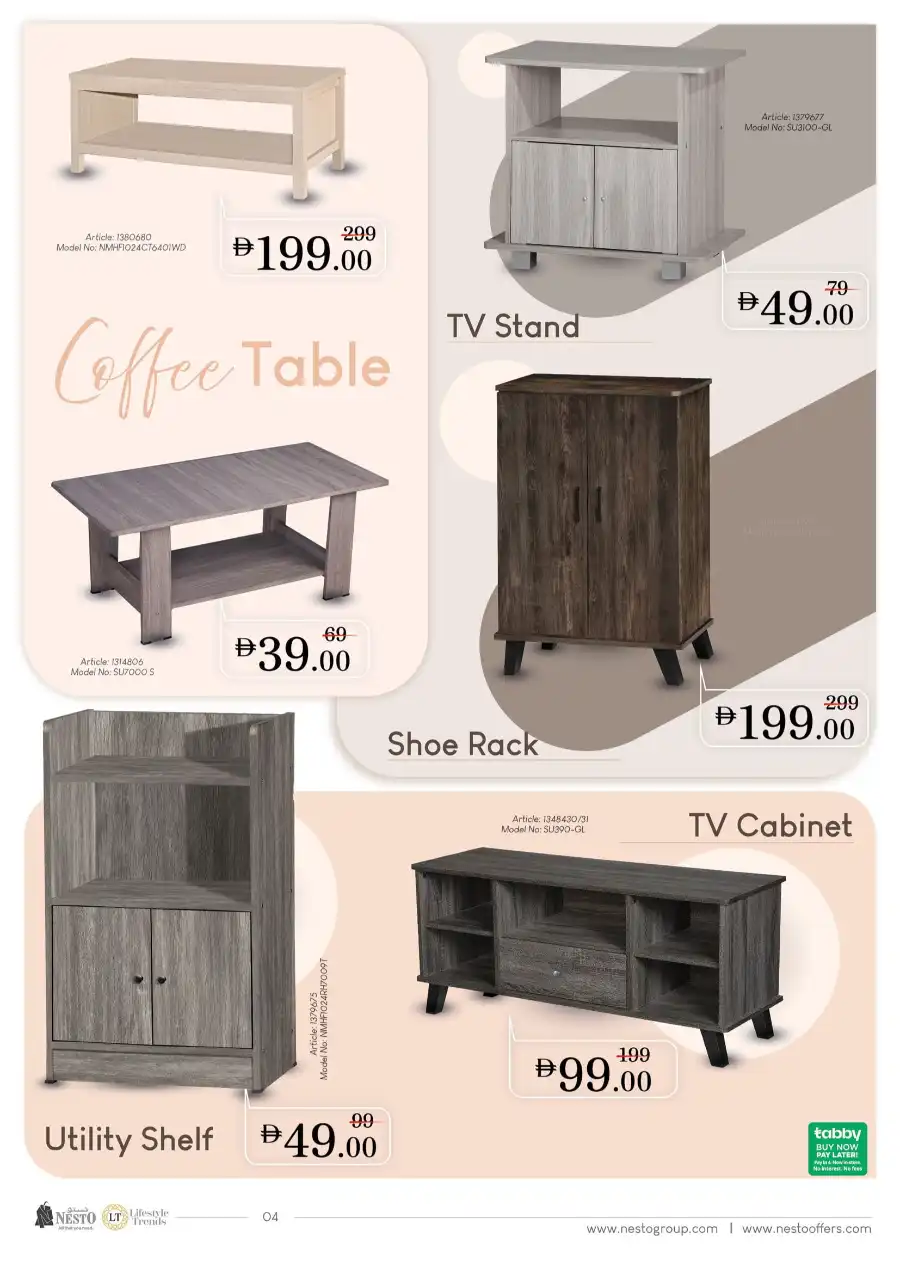 Furniture Fest In Nesto Hypermarket Dubai