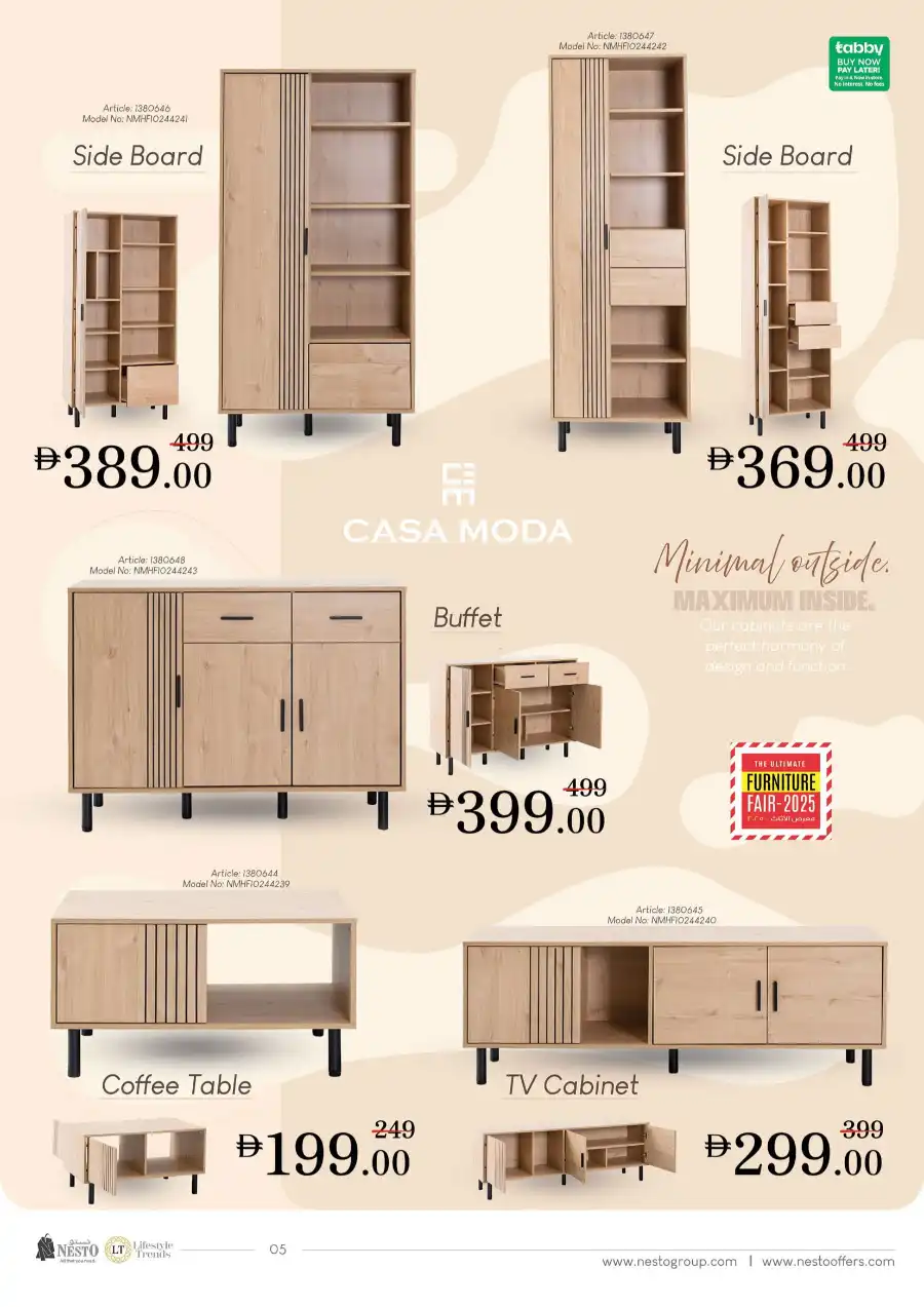 Furniture Fest In Nesto Hypermarket Dubai