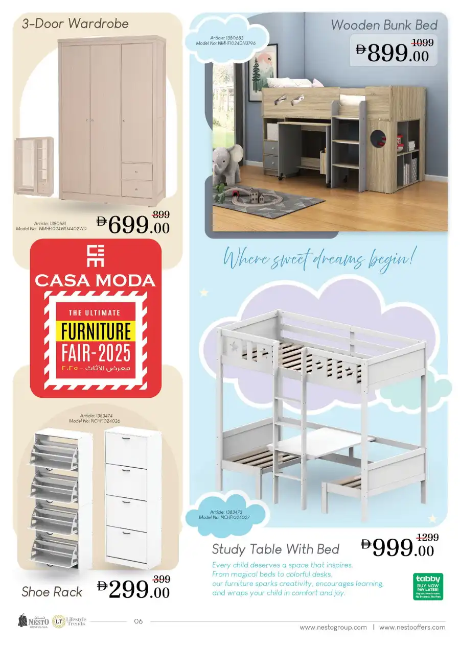 Furniture Fest In Nesto Hypermarket Dubai