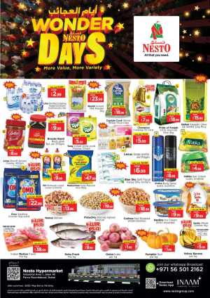WONDER DAYS In Nesto Hypermarket Dubai