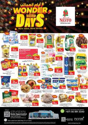 WONDER DAYS In Nesto Hypermarket Ras al Khaimah