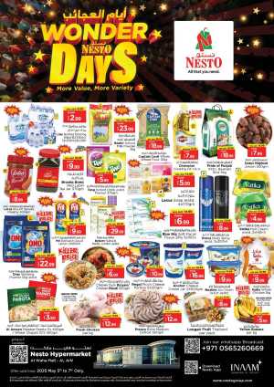 WONDER DAYS In Nesto Hypermarket Al Ain