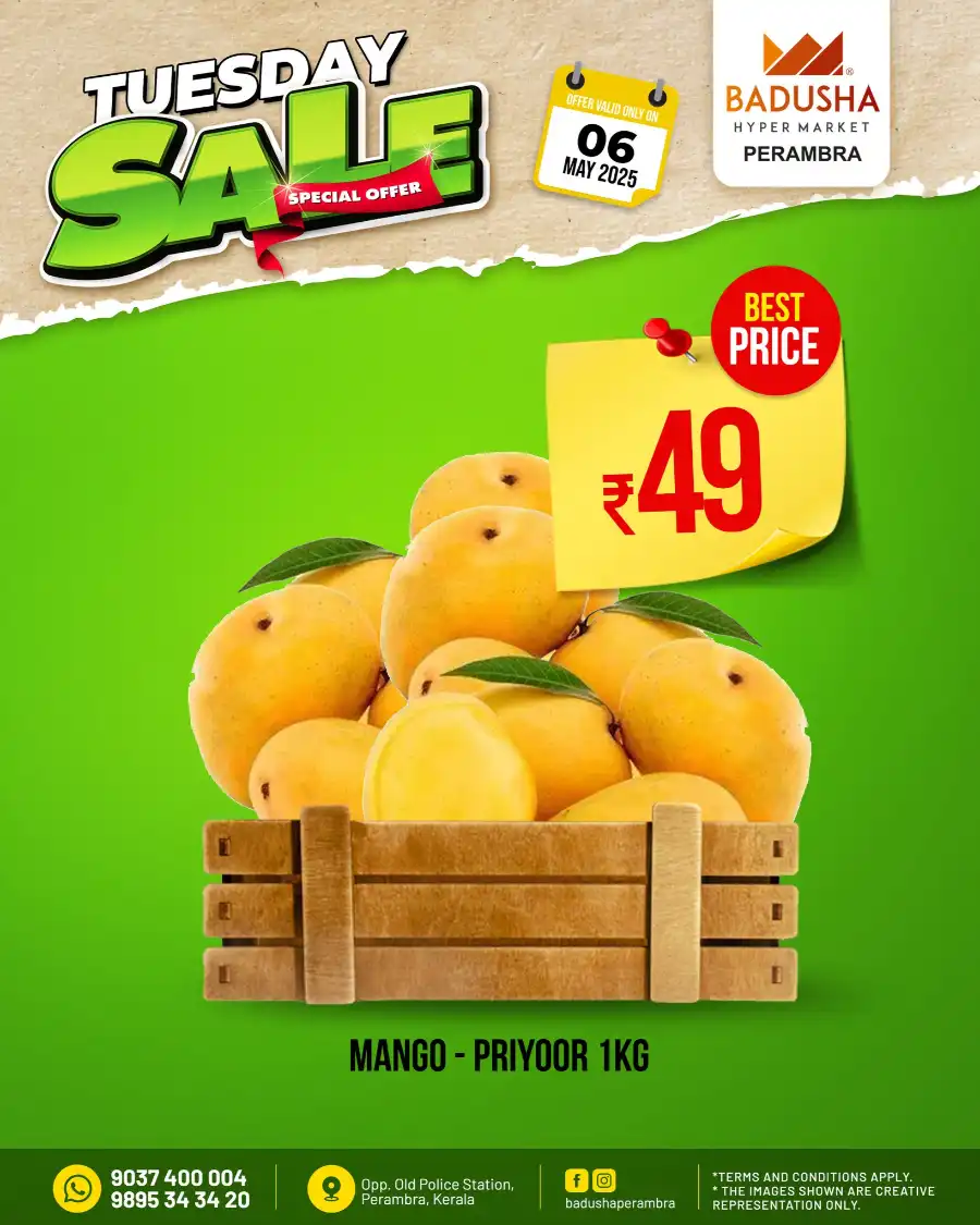 Tuesday Sale In Badusha Hypermarket undefined