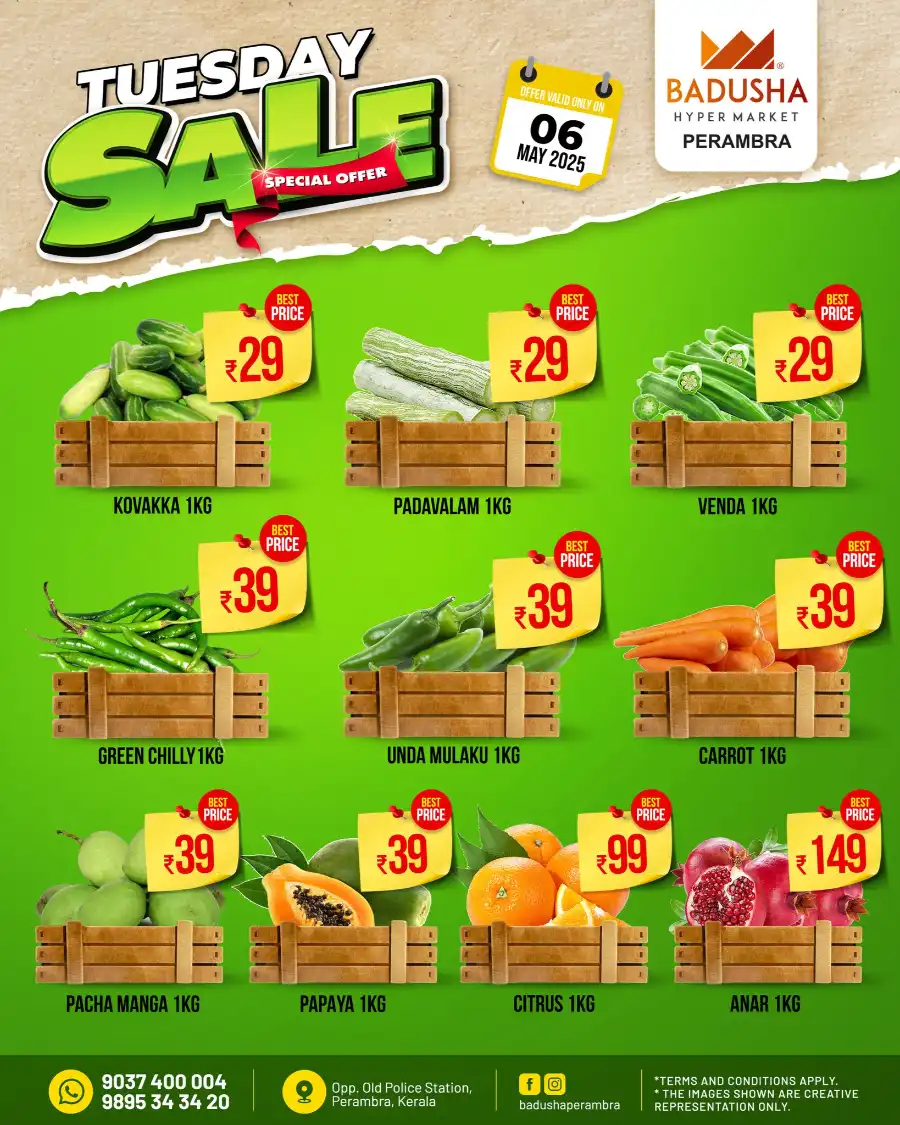 Tuesday Sale In Badusha Hypermarket undefined