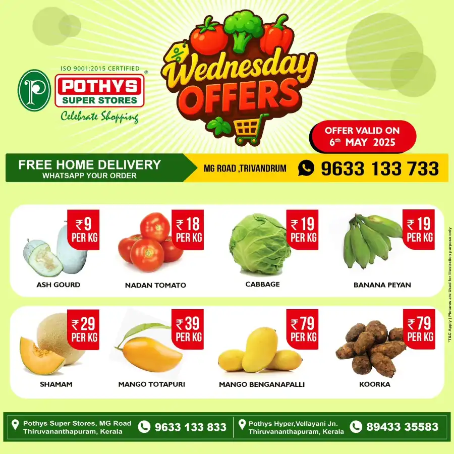 Wednesday Offer In Pothys Superstores undefined