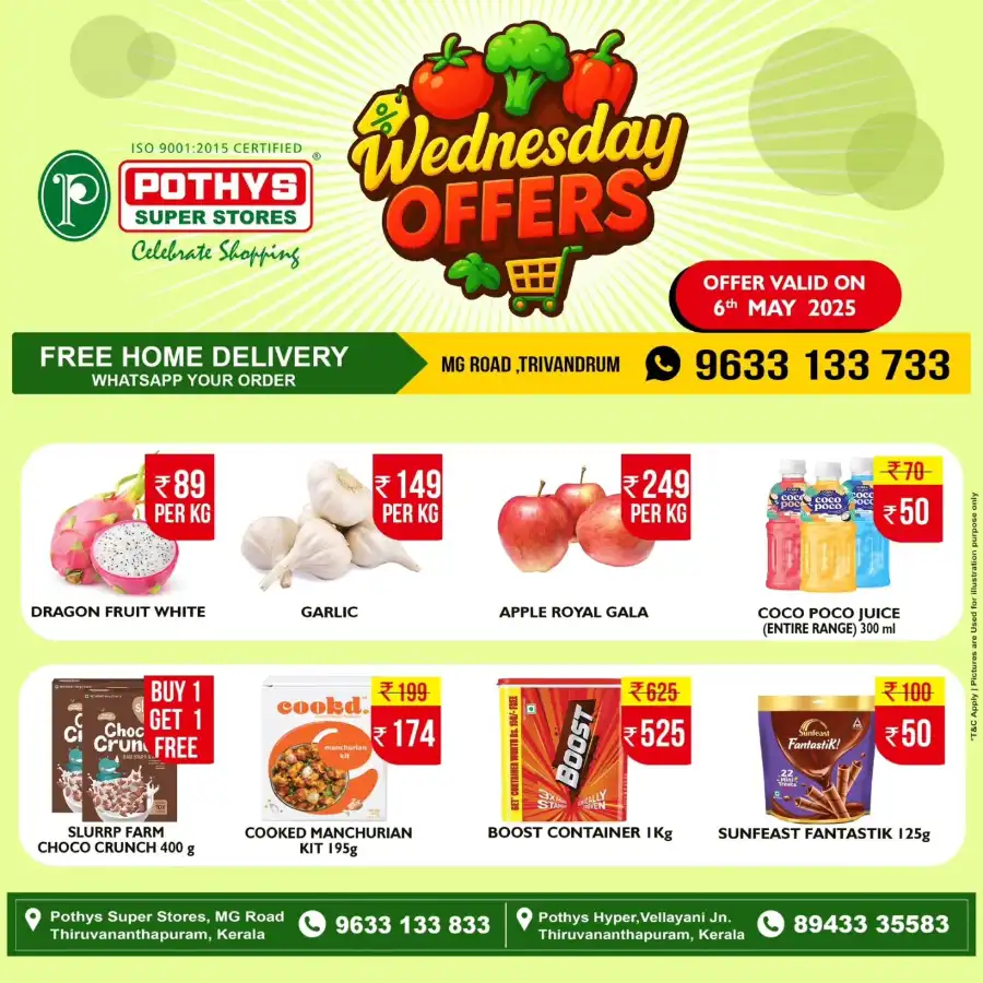 Wednesday Offer In Pothys Superstores undefined