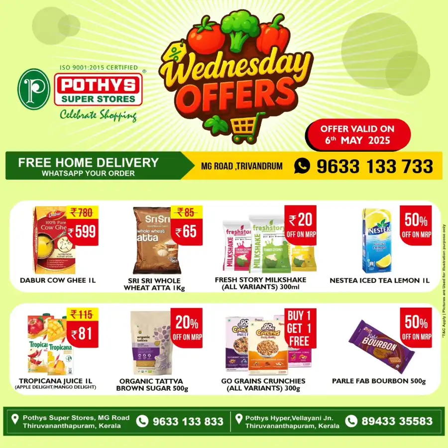 Wednesday Offer In Pothys Superstores undefined