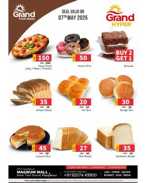 Wednesday Deals In Grand Hypermarket Kannur