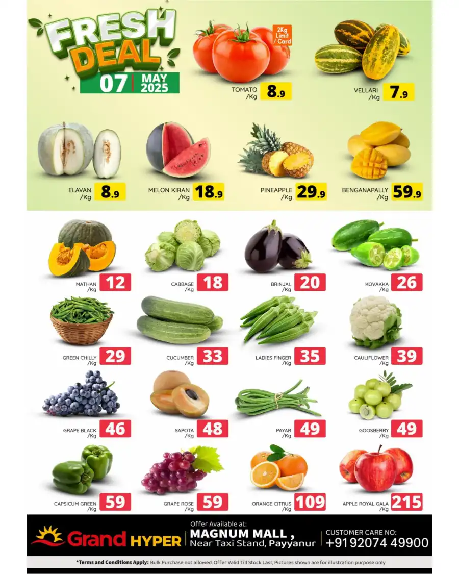 Fresh Deals In Grand Hypermarket Kannur