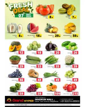 Fresh Deals In Grand Hypermarket Kannur
