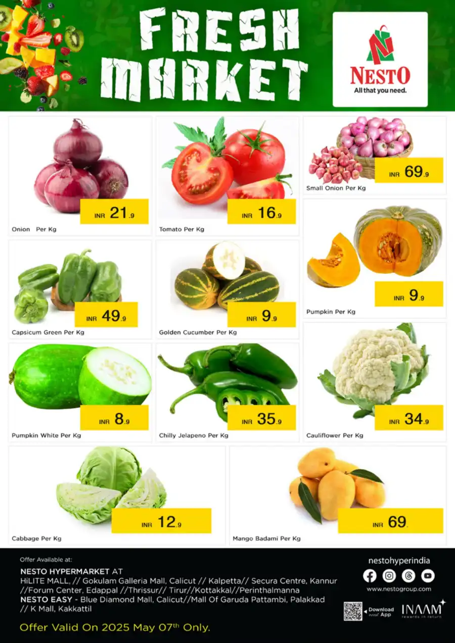 Fresh Market Deals! In Nesto Hypermarket Kannur