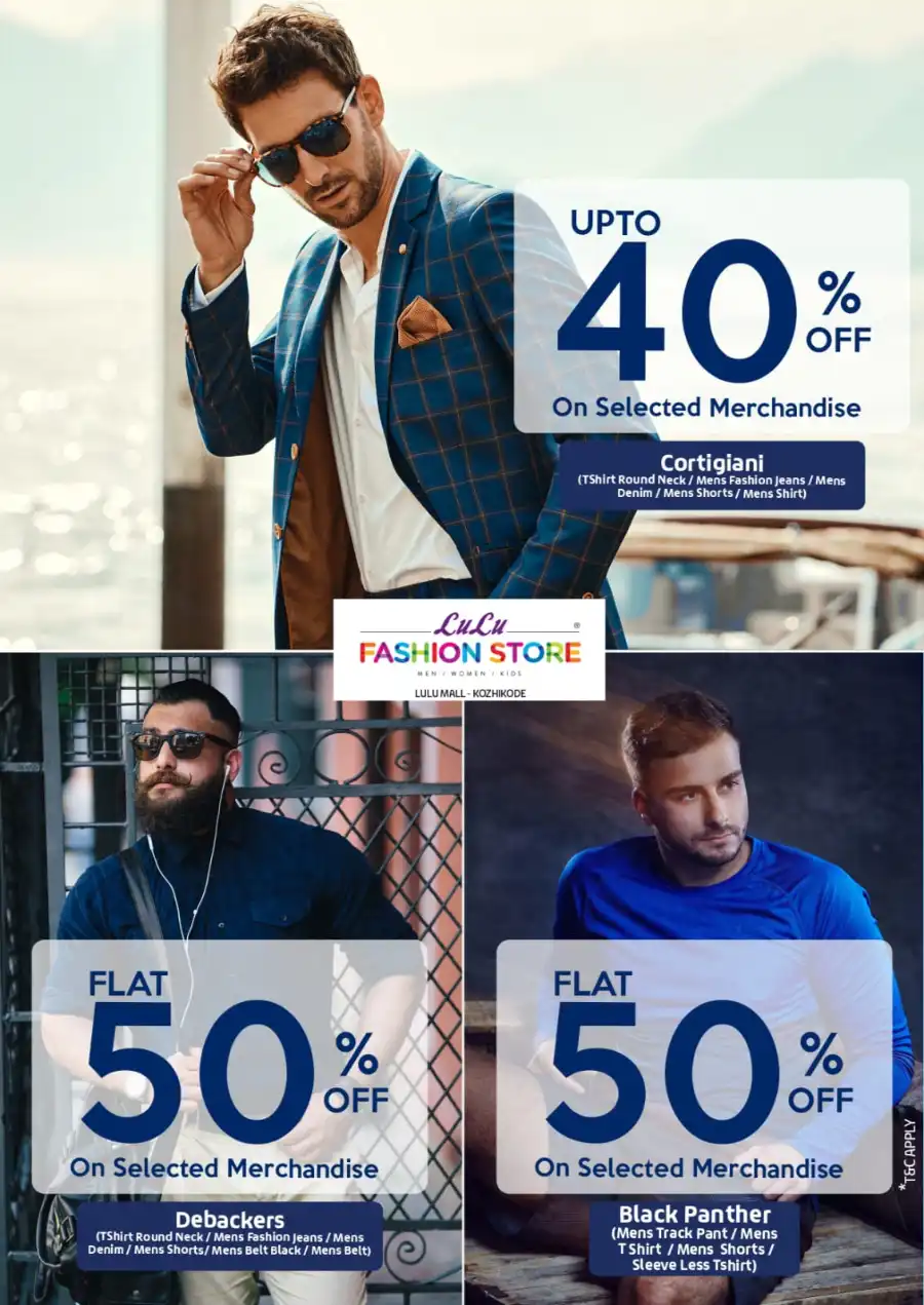 Up to 70% OFF on Fashion for Men, Women & Kids – Shop Now! In Lulu Hypermarket undefined
