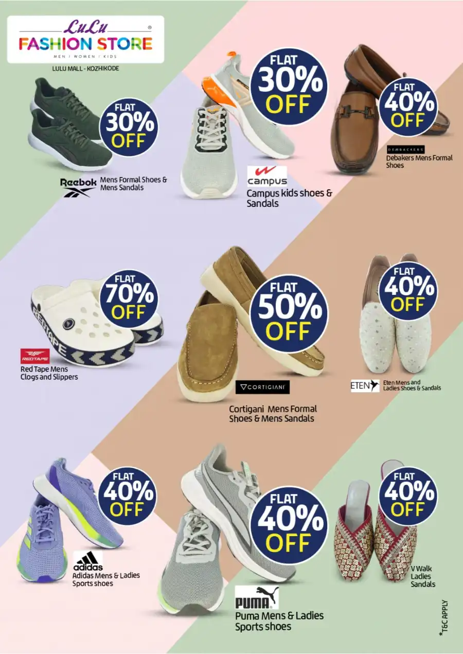 Up to 70% OFF on Fashion for Men, Women & Kids – Shop Now! In Lulu Hypermarket undefined