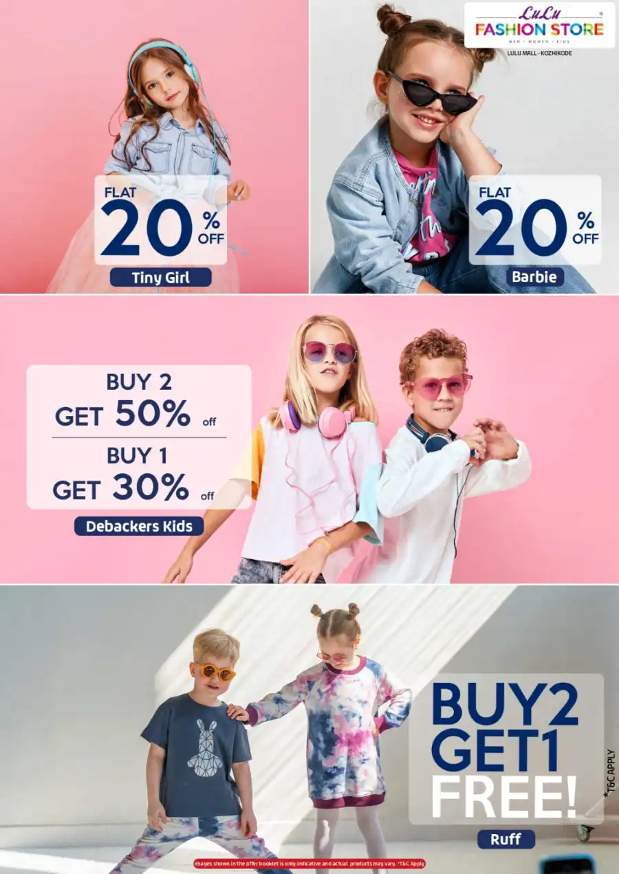 Up to 70% OFF on Fashion for Men, Women & Kids – Shop Now! In Lulu Hypermarket undefined
