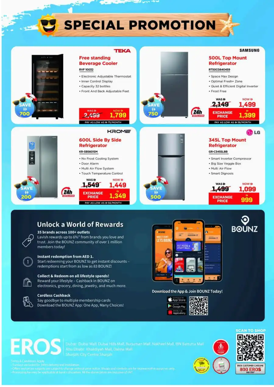 Beat the Heat: Up to 30% Off Appliances Sale In EROS Dubai