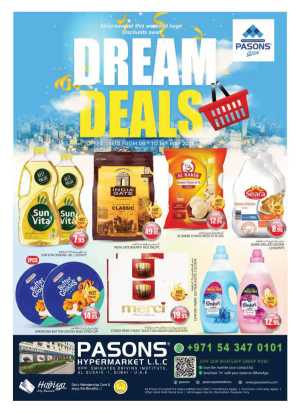 Dream Deals In Pasons Dubai