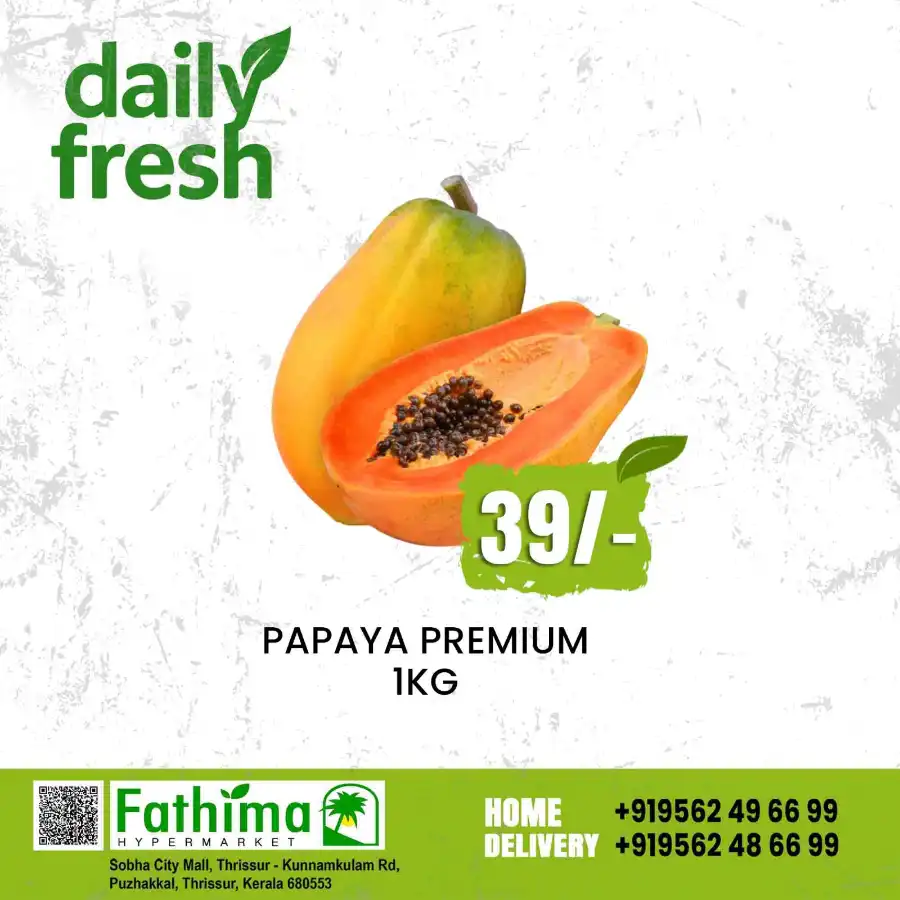 Daily Fresh In Fathima Hypermarket Thrissur