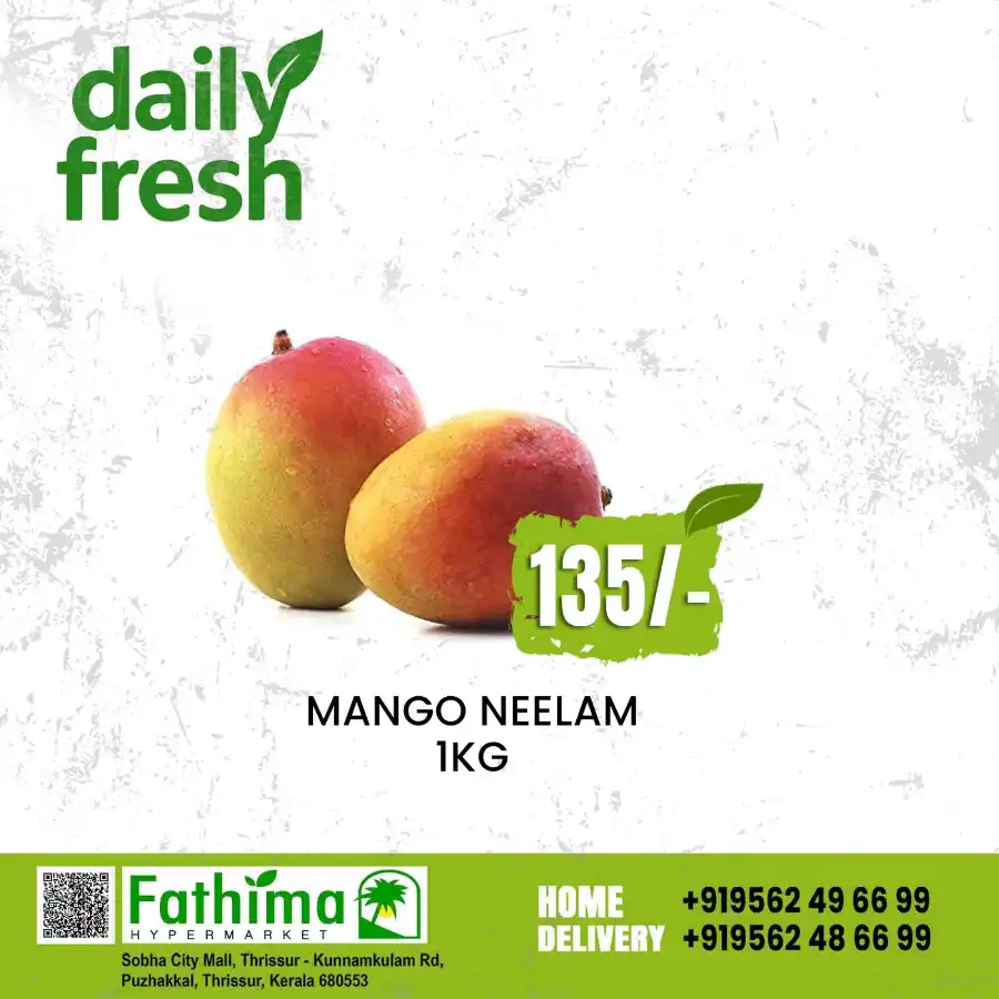 Daily Fresh In Fathima Hypermarket Thrissur