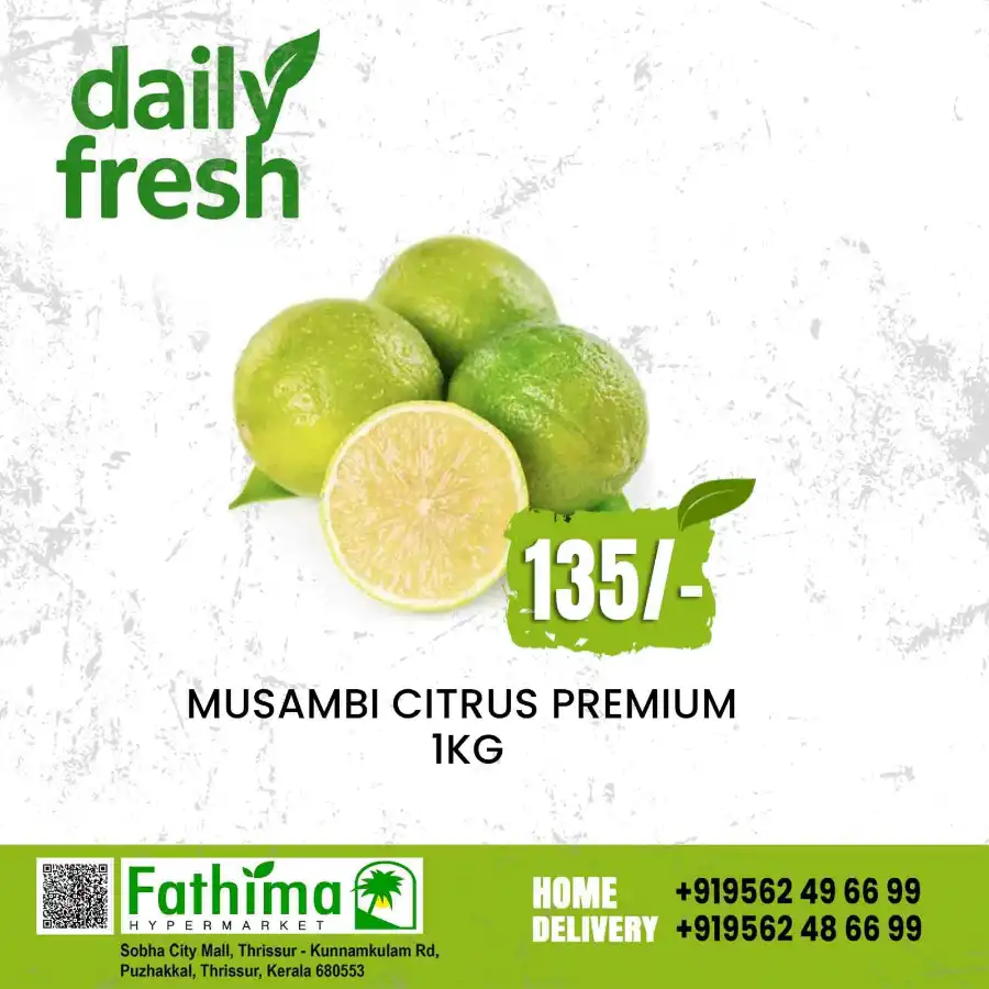 Daily Fresh In Fathima Hypermarket Thrissur