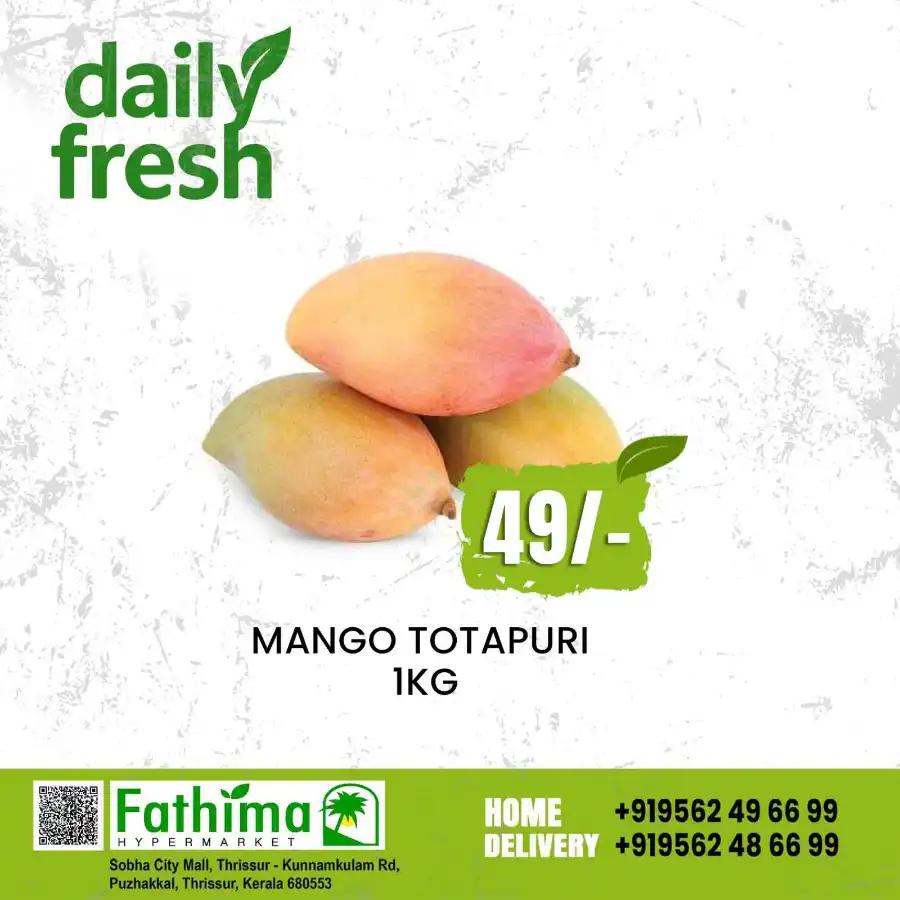 Daily Fresh In Fathima Hypermarket Thrissur