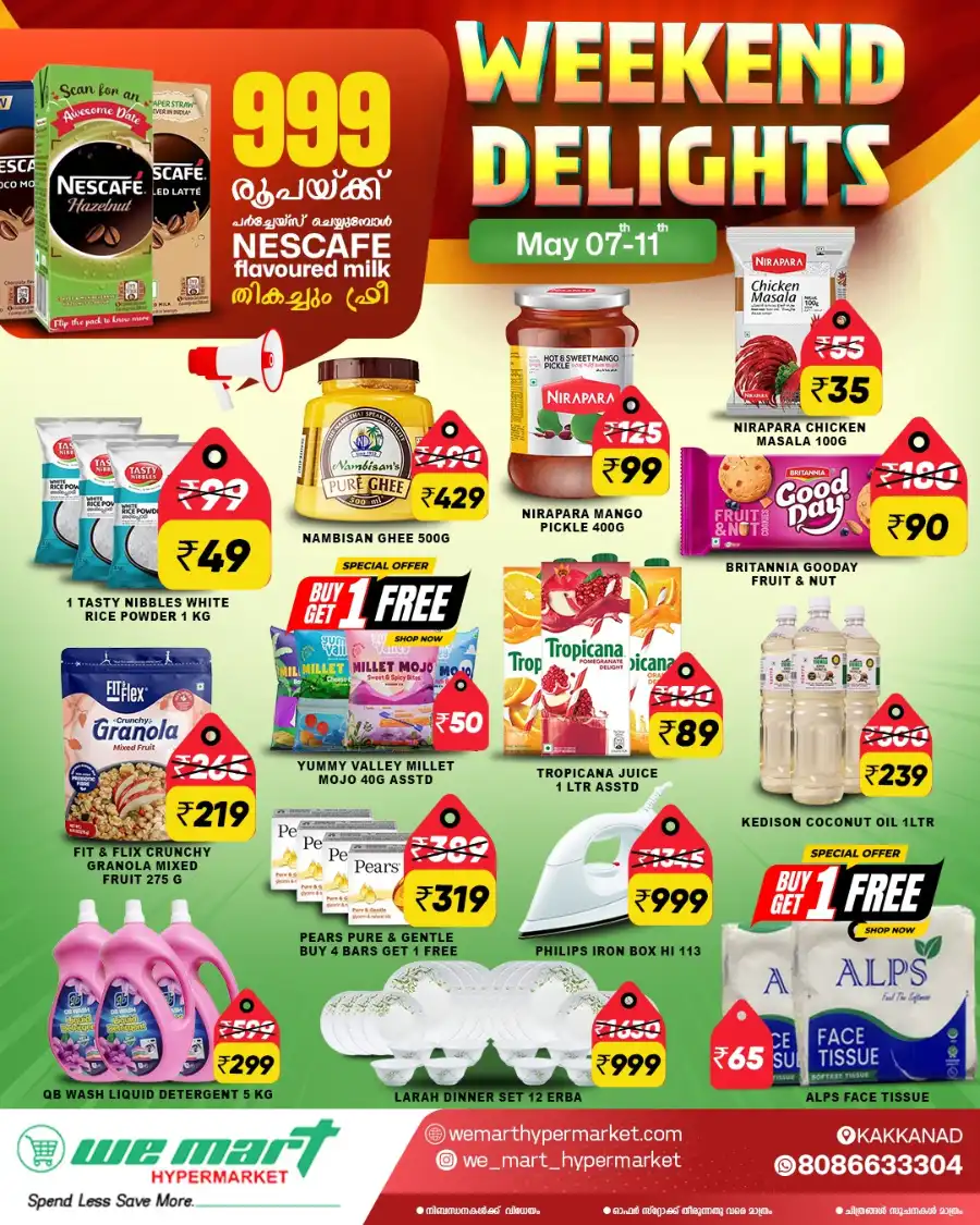 Weekend Delights In We Mart Hypermarket undefined