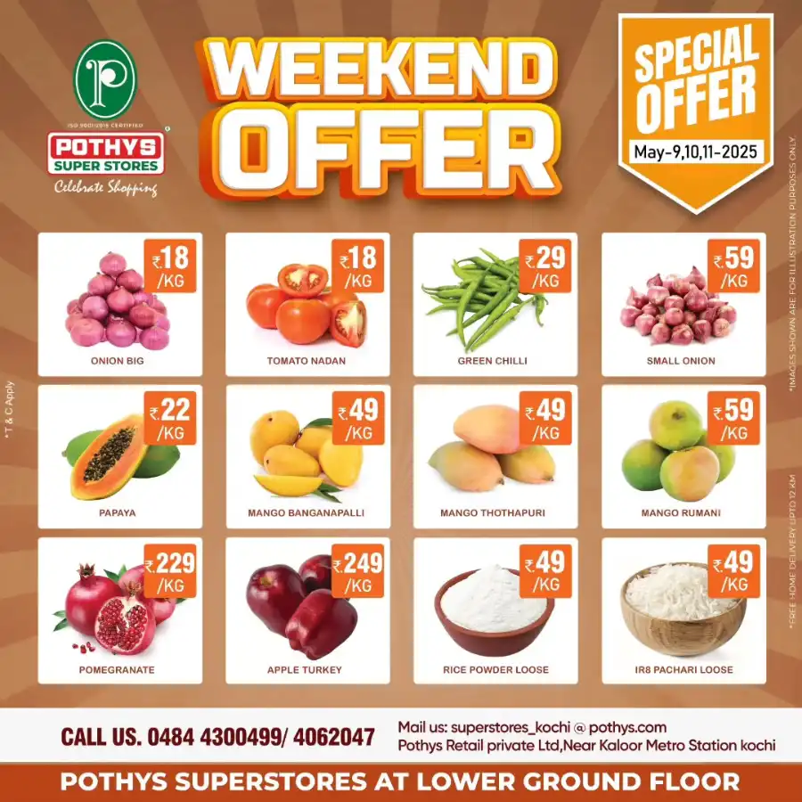 Up to 50% OFF on Daily Groceries & Home Needs! In Pothys Superstores undefined