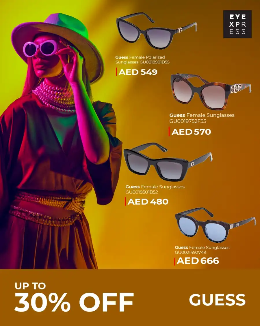 Up to 50% OFF on Branded Eyewear In Lulu Hypermarket Ras al Khaimah
