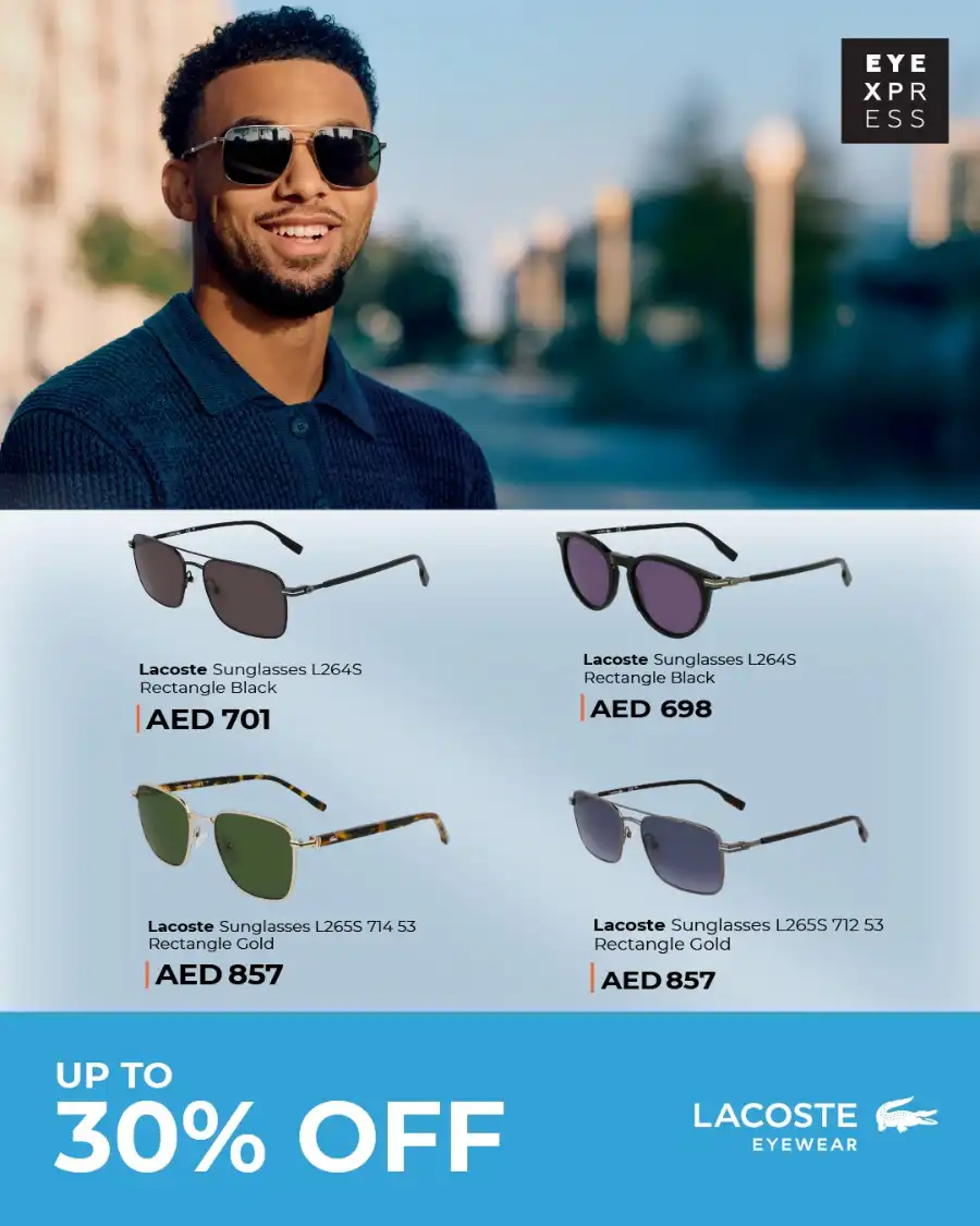 Up to 50% OFF on Branded Eyewear In Lulu Hypermarket Ras al Khaimah