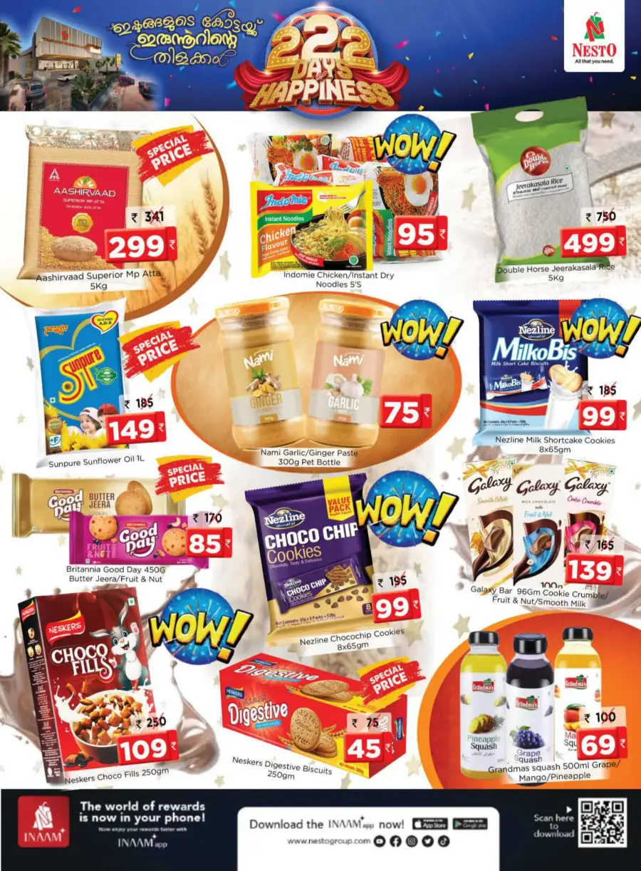 222 Days Happiness Offer - Up to 60% OFF In Nesto Hypermarket undefined