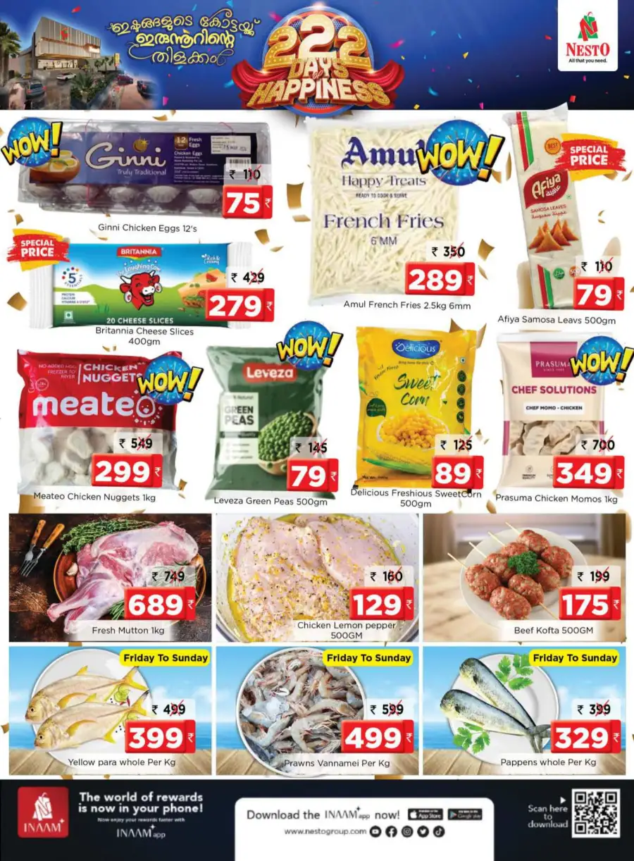 222 Days Happiness Offer - Up to 60% OFF In Nesto Hypermarket undefined
