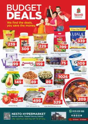 Budget Deals – Up to 60% OFF! In Nesto Hypermarket Kannur