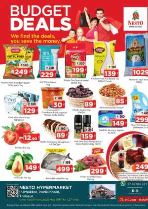 Budget Deals – Up to 60% OFF! In Nesto Hypermarket Thrissur