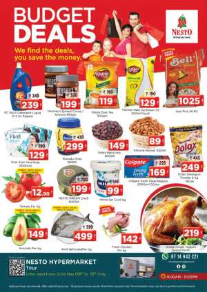 Budget Deals – Up to 60% OFF! In Nesto Hypermarket Malappuram