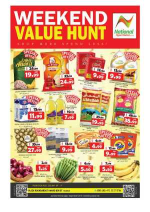 Weekend Value Hunt Deals In National Hypermarket Fujairah,Ras al Khaimah