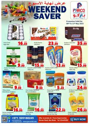 Weekend Savers In PARCO Hypermarket Abu Dhabi