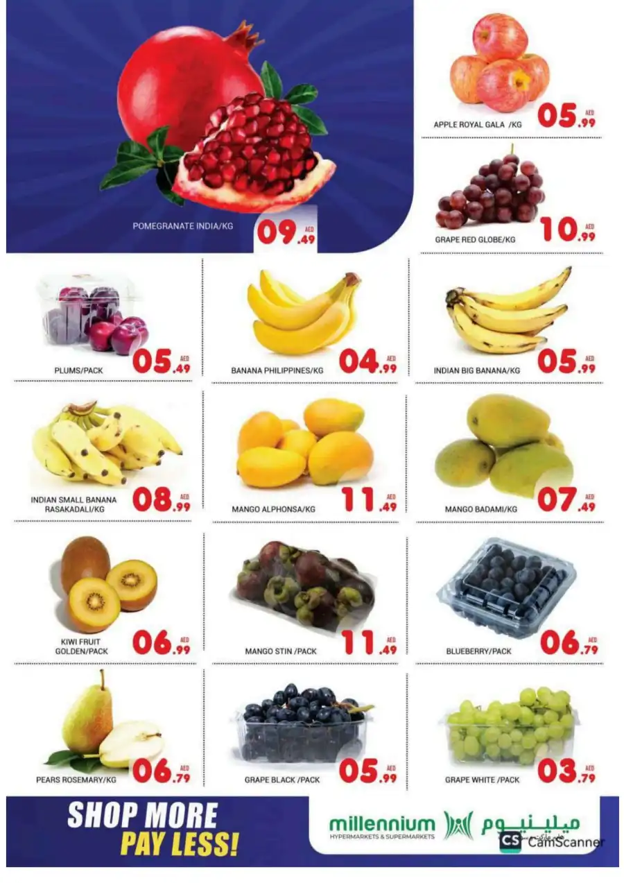 Shop More, Pay Less! In Millennium Hypermarket Abu Dhabi