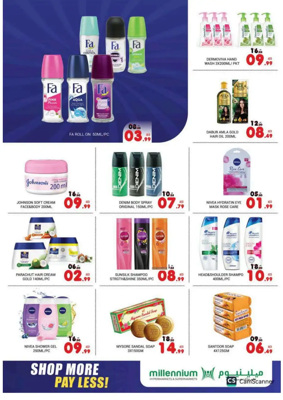 Shop More, Pay Less! In Millennium Hypermarket Abu Dhabi