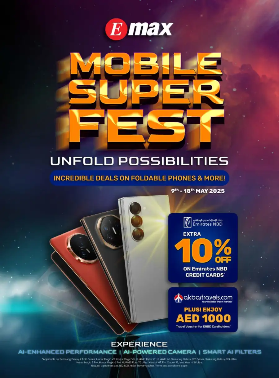 Mobile Super Fest – Mega Tech Sale! In Emax Abu Dhabi