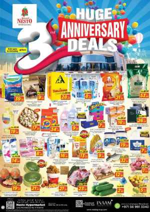 Anniversary Deals In Nesto Hypermarket Ras al Khaimah
