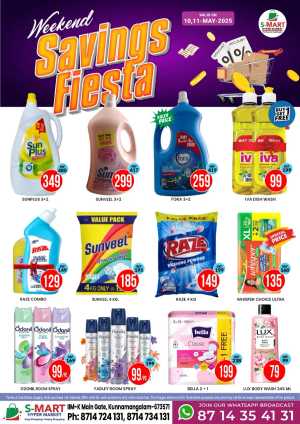 Weekend Saving Fiesta In S-Mart Hypermarket Calicut