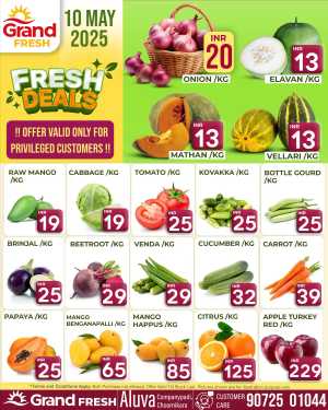 Fresh Offers In Grand Hypermarket Ernakulam