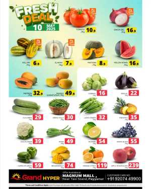 Fresh Offers In Grand Hypermarket Kannur