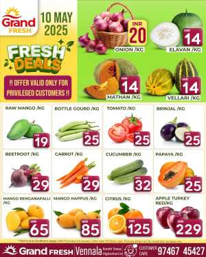 Fresh Offers In Grand Hypermarket Ernakulam