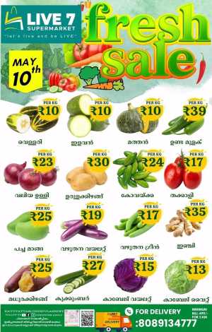 Fresh Offers In Live7 Supermarket Palakkad