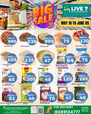 Big Sale In Live7 Supermarket Palakkad