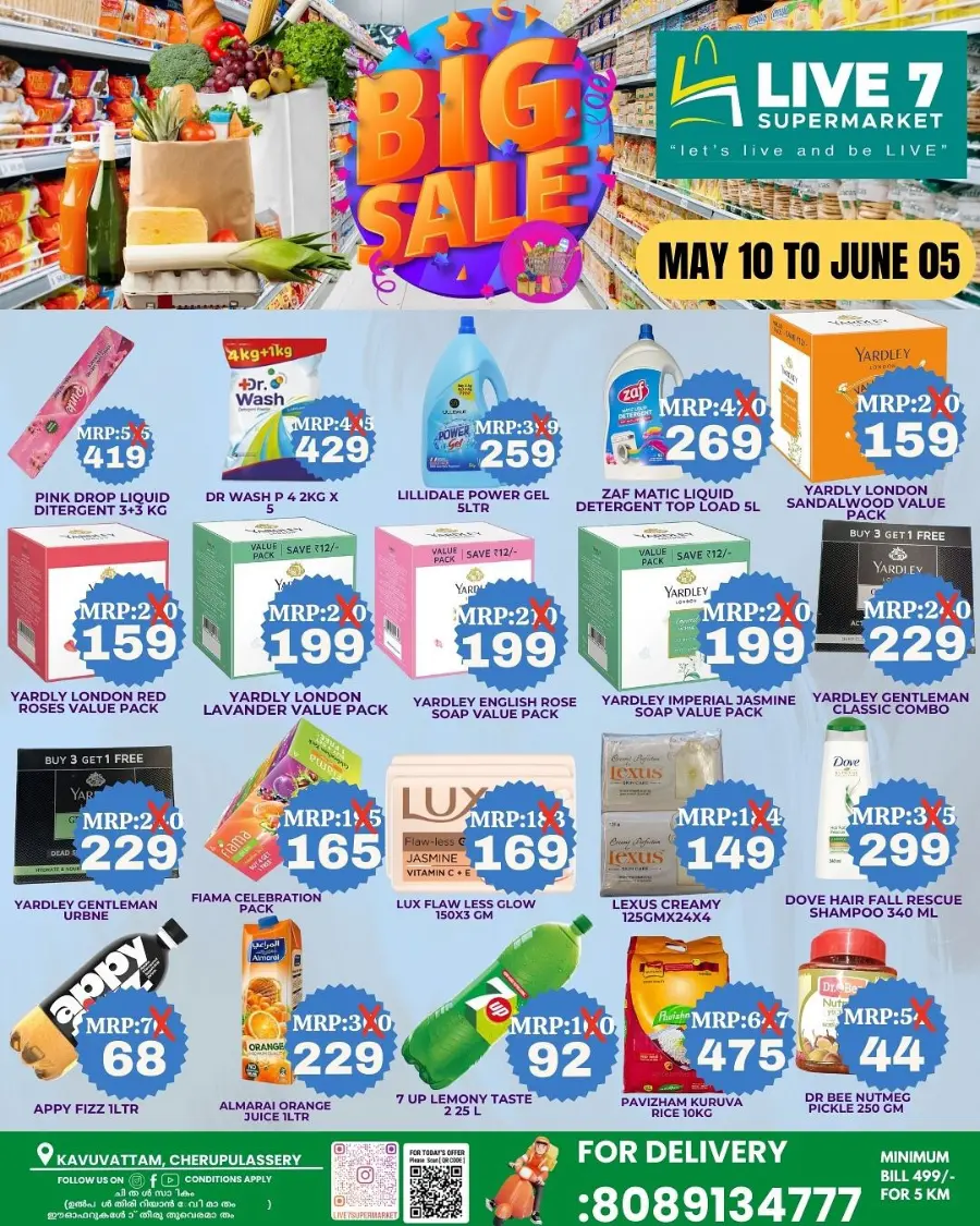 Big Sale In Live7 Supermarket Palakkad