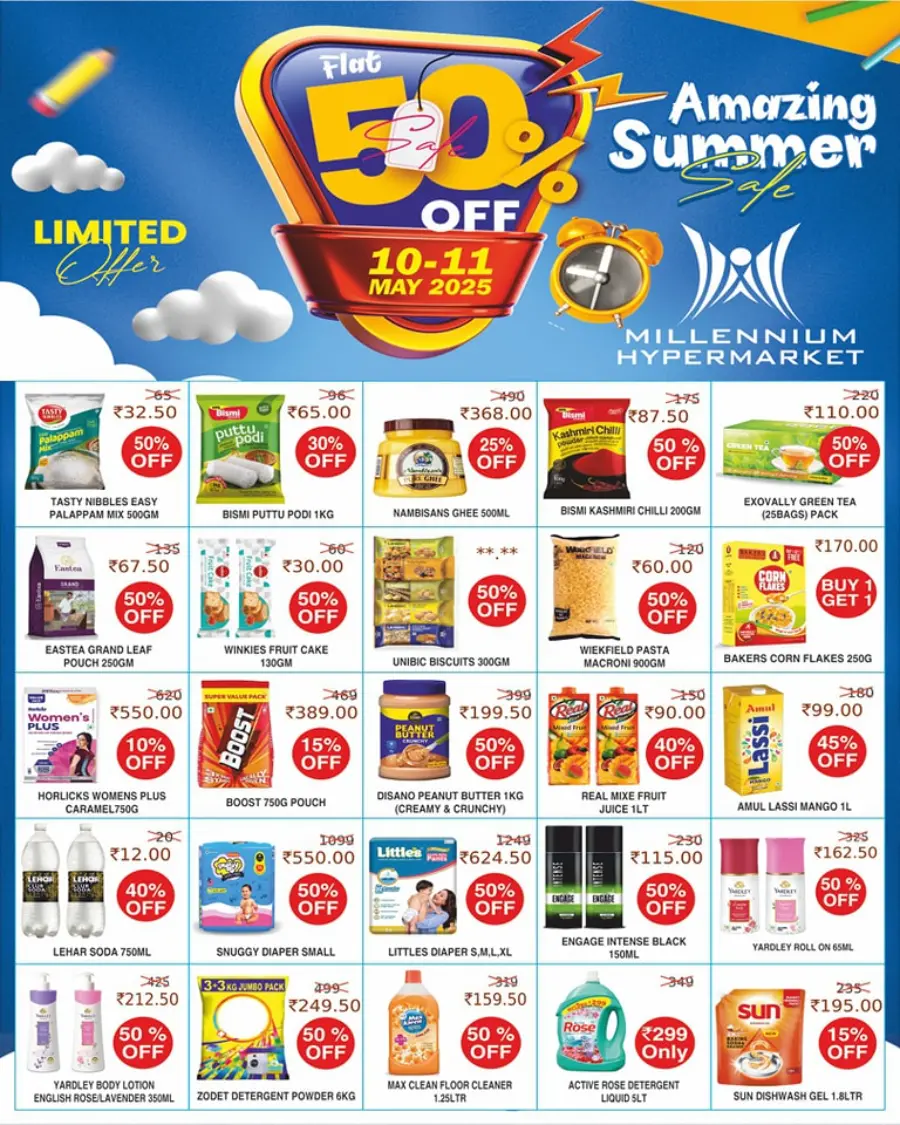 Weekend Big Sale In Millennium Hypermarket undefined