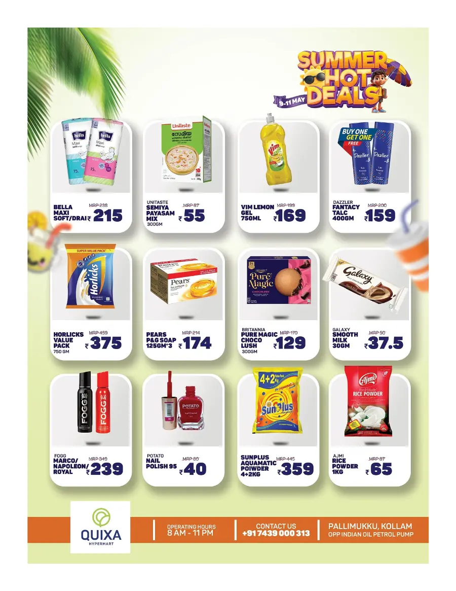 Summer Hot Deals In QUIXA Hypermart undefined