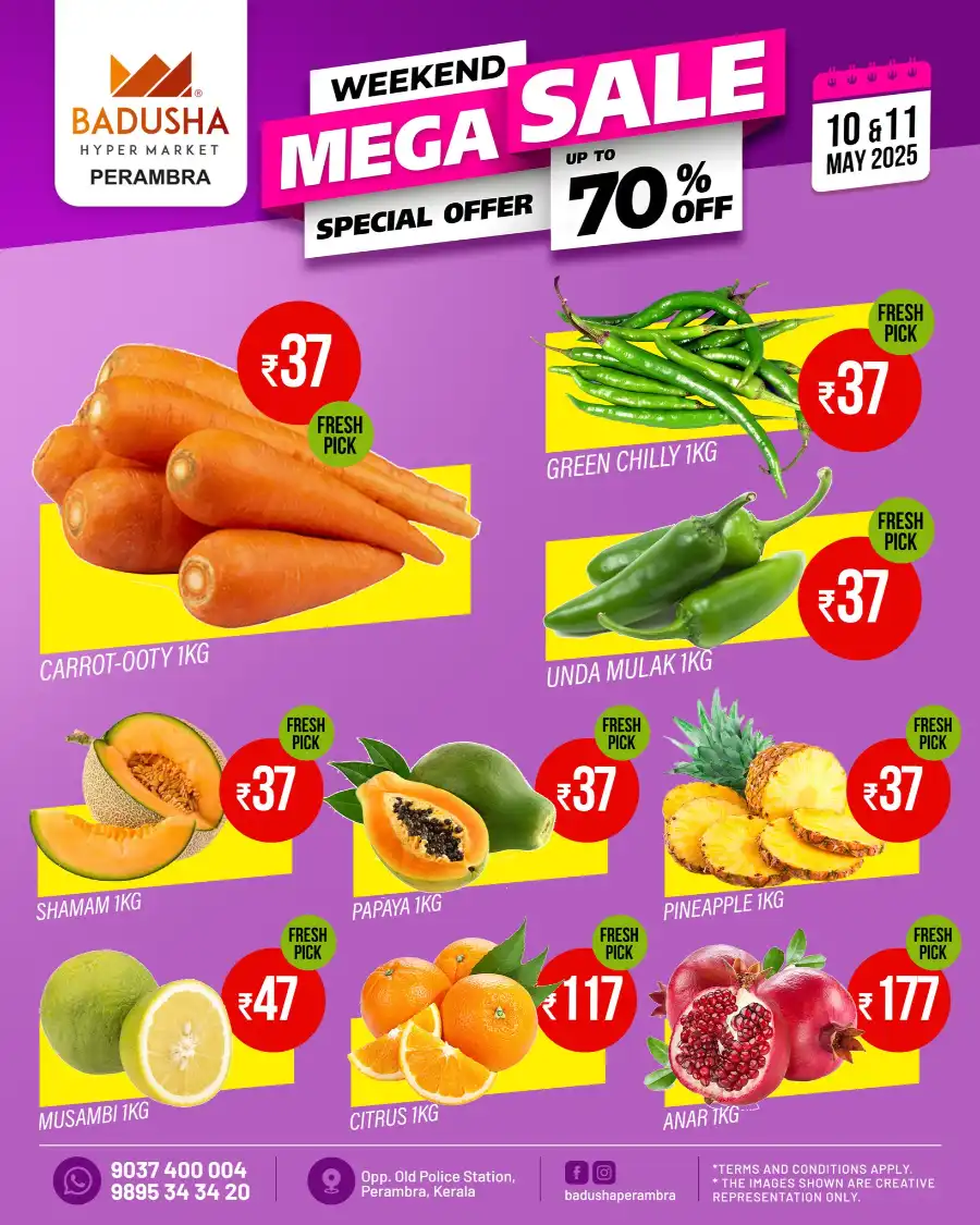 Weekend Mega Sale In Badusha Hypermarket undefined